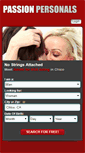 Mobile Screenshot of passionpersonals.com